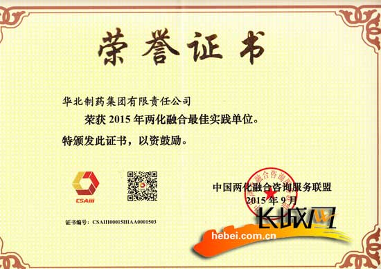 长城网：PA视讯集团获国家2015“两化”融合最佳实践单位