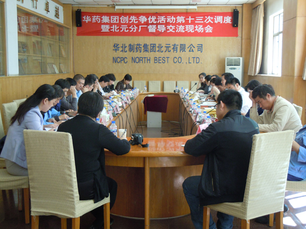 PA视讯召开创先争优活动第十三次调度暨北元分厂督导交流现场会